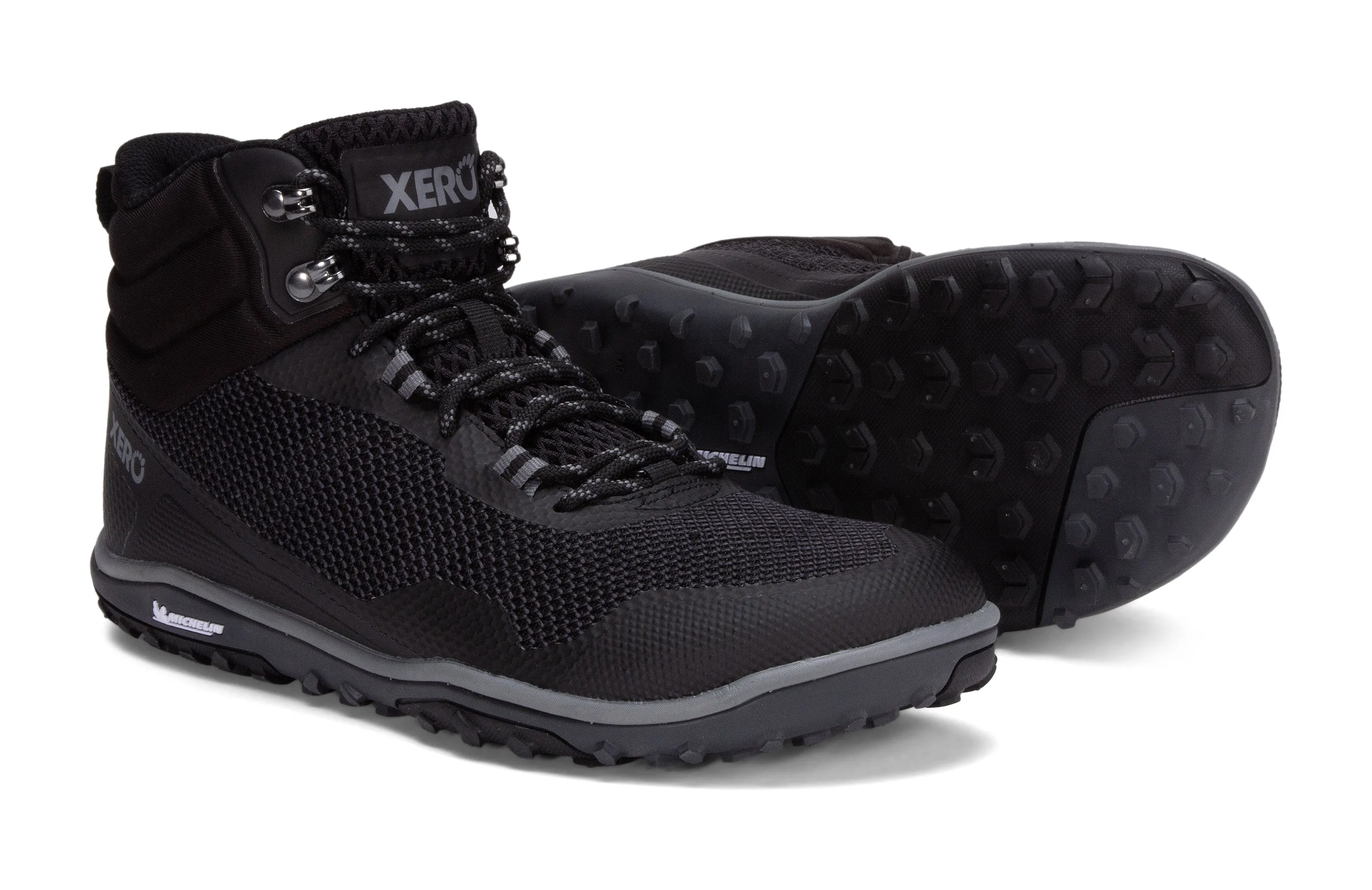 Xero Shoes Scrambler Mid Mens – Black