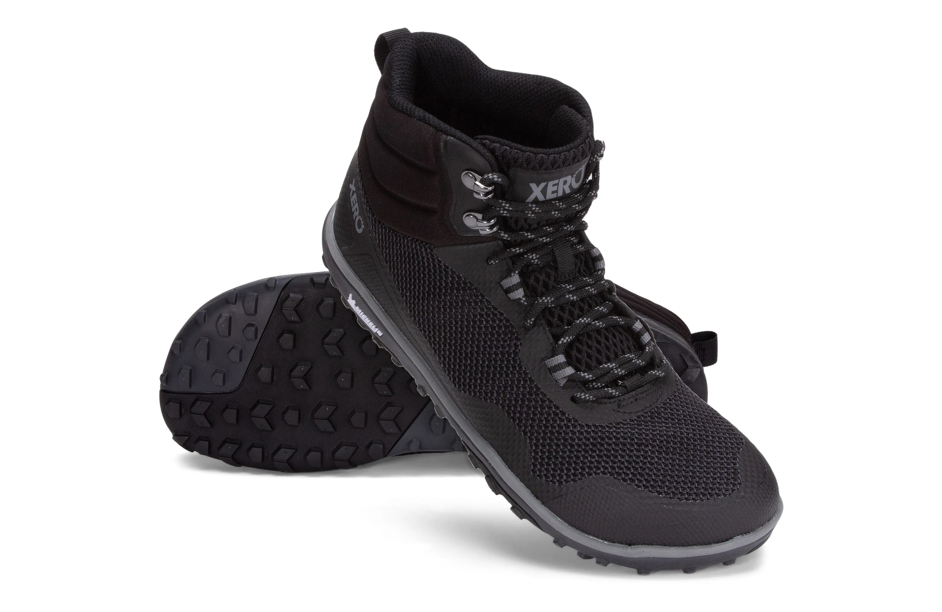 Xero Shoes Scrambler Mid Mens – Black